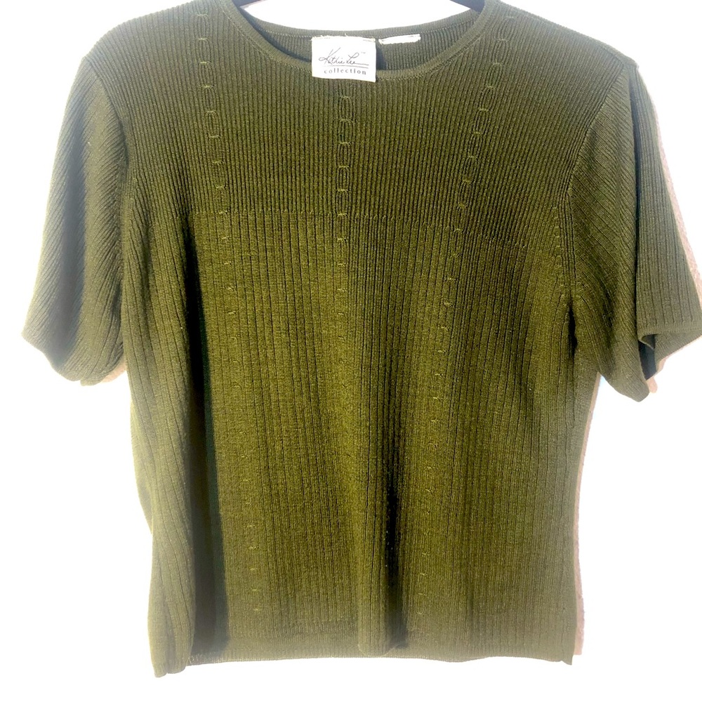 KATHIE LEE COLLECTION SHIRT WOMENS SIZE L
